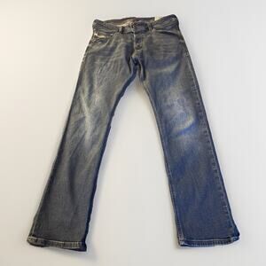 Diesel Jeans Men 30x30 Blue Belther Slim Tapered Fit Stretch 0814W